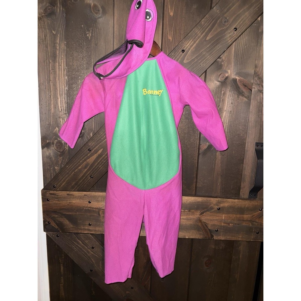 Vintage Barney Halloween Costume 1992‎ Sz 3-4 Years The Lyons Group Toddler USA